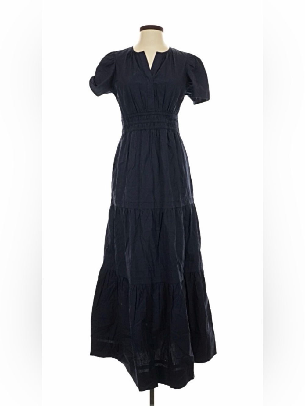 NWT QUINCE navy maxi dress new